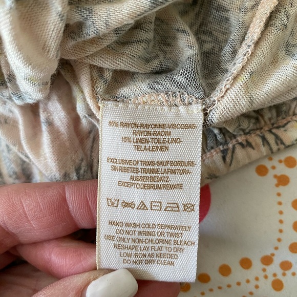 Free people boho top. Removable straps. Small - Picture 7 of 7